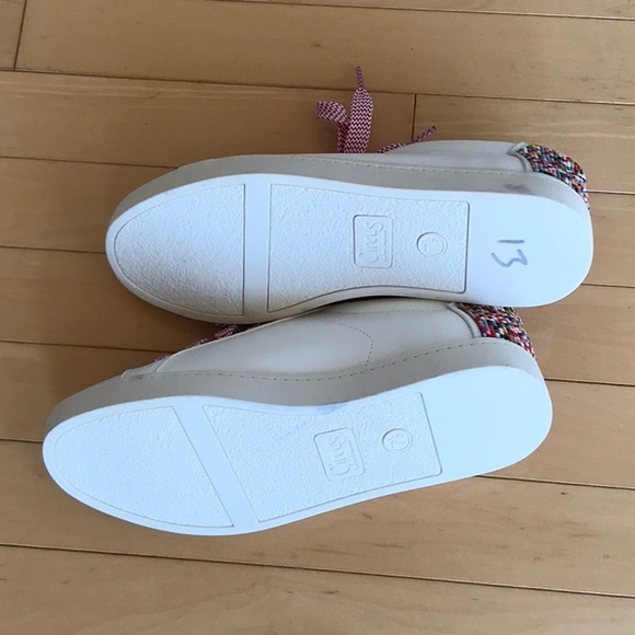 NWOT Circus by Sam Edelman white sneakers with faux beaded heel - 7.5 - Picture 6 of 6